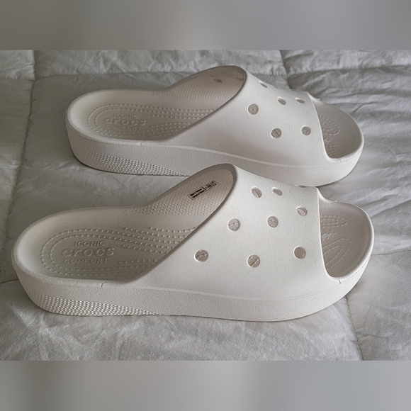 Crocs platform slide sandals white - Picture 2 of 5